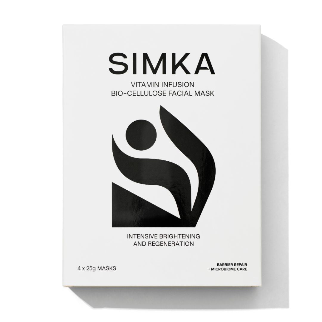 Vitamin Infusion Bio-Cellulose Facial Mask (4 Pack) – SIMKA